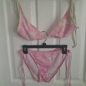 Kaligirlz  Pink Side Tie Bikini sz L
